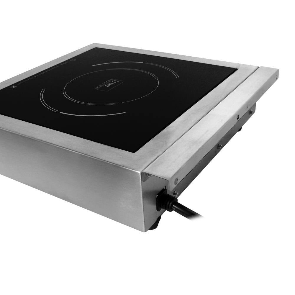 TI-1SS 13 In. Portable Commercial Single Element Black Induction Glass-Ceramic Cooktop 3200W 197UL Cert.