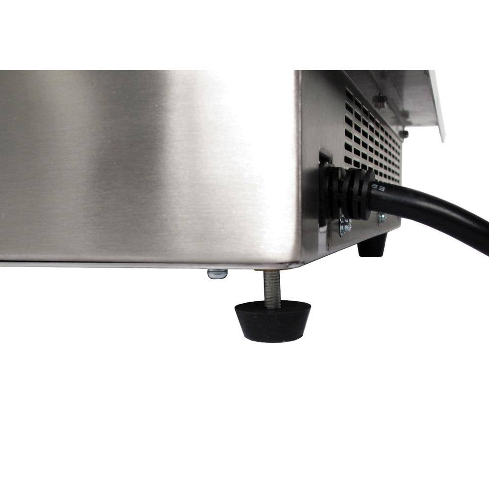 TI-1SS 13 In. Portable Commercial Single Element Black Induction Glass-Ceramic Cooktop 3200W 197UL Cert.