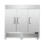 VEVOR Commercial Freezer 60.42 Cu.Ft Reach in Upright Freezer 3 Doors 12 Shelves