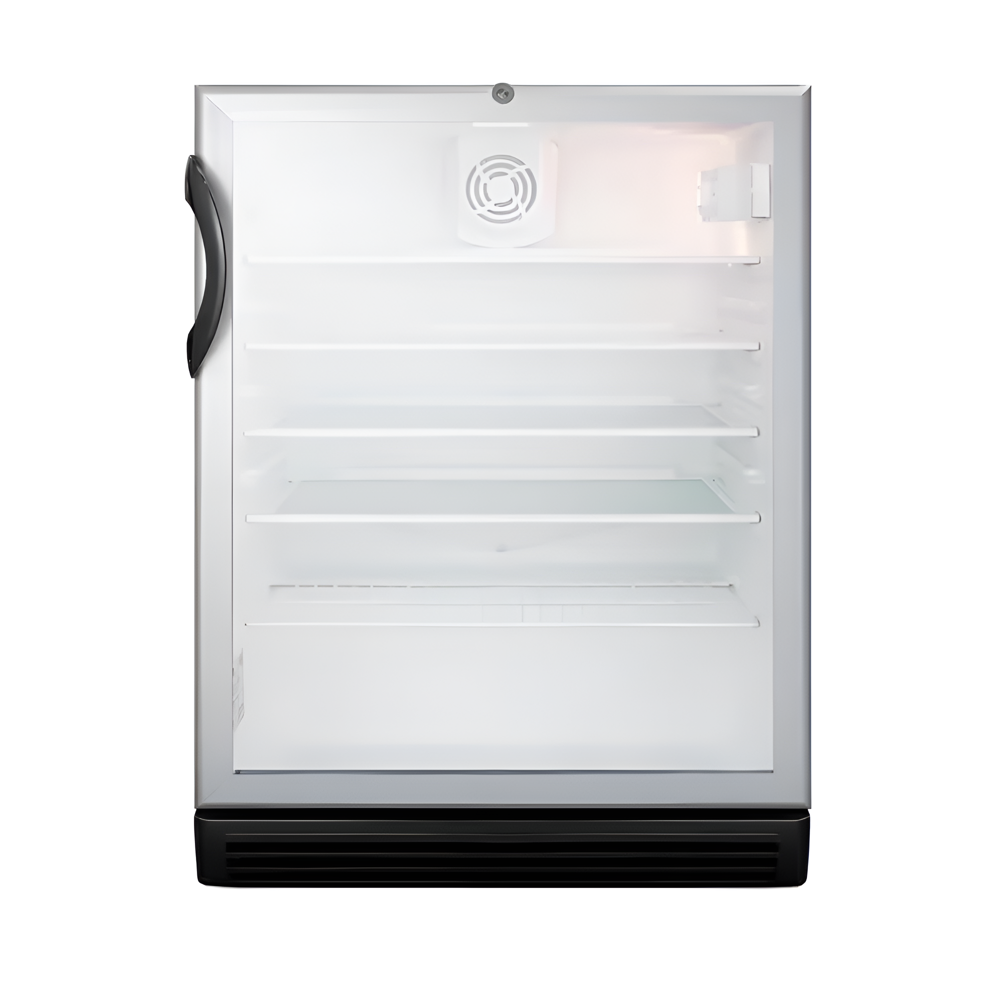 24 In. 5.5 Cu. Ft. Commercial Refrigerator in Black, ADA Height