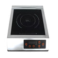 TI-1SS 13 In. Portable Commercial Single Element Black Induction Glass-Ceramic Cooktop 3200W 197UL Cert.