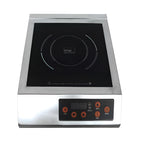 TI-1SS 13 In. Portable Commercial Single Element Black Induction Glass-Ceramic Cooktop 3200W 197UL Cert.